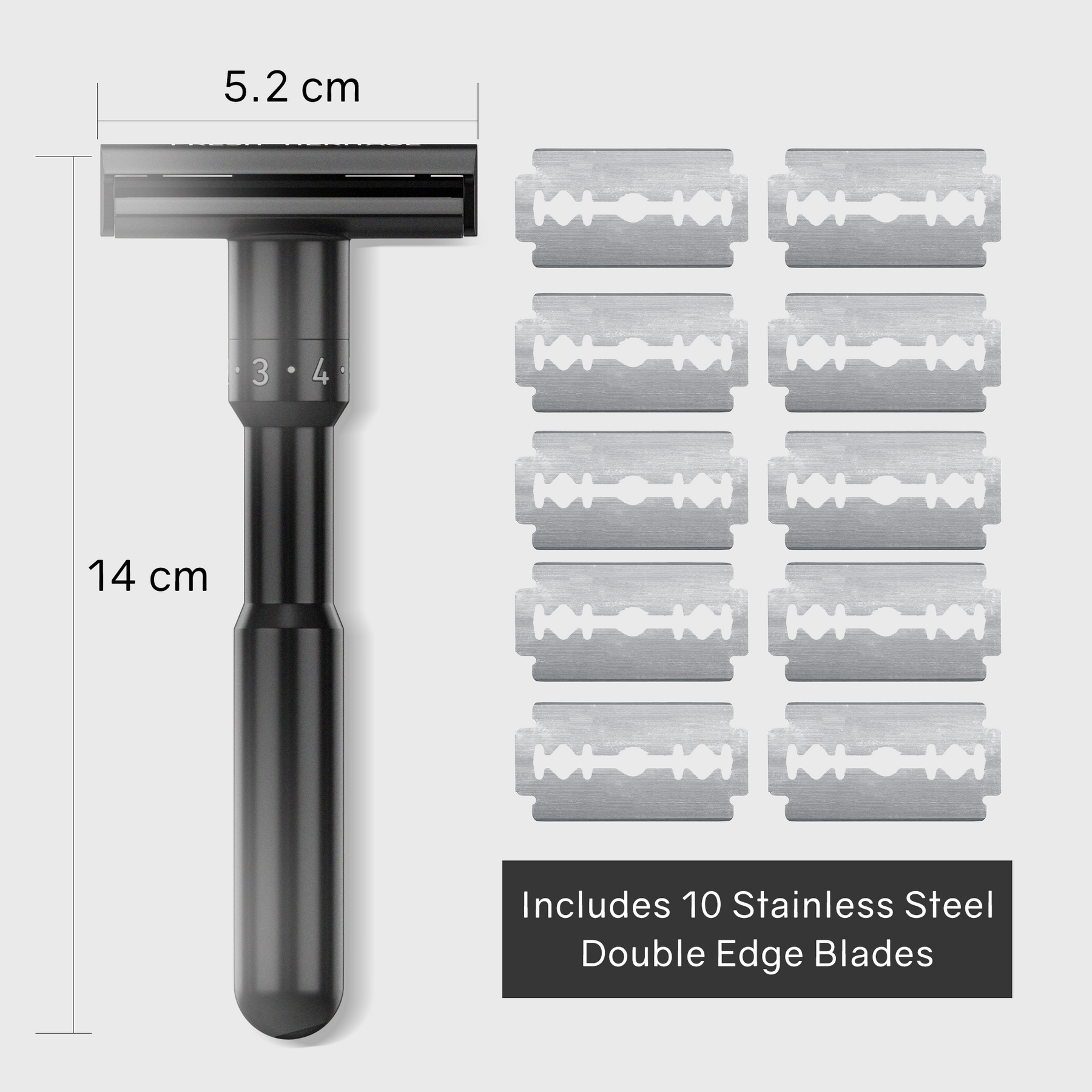 Adjustable Double Edge Safety Razor