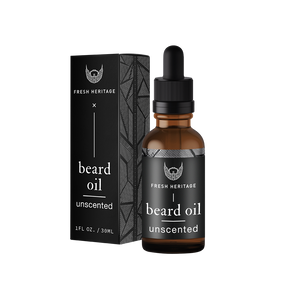 Beard Oil Unscented - Moisturizing & Nourishing Beard Grooming Oil