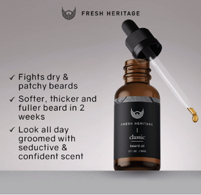Beard Oil Unscented - Moisturizing & Nourishing Beard Grooming Oil