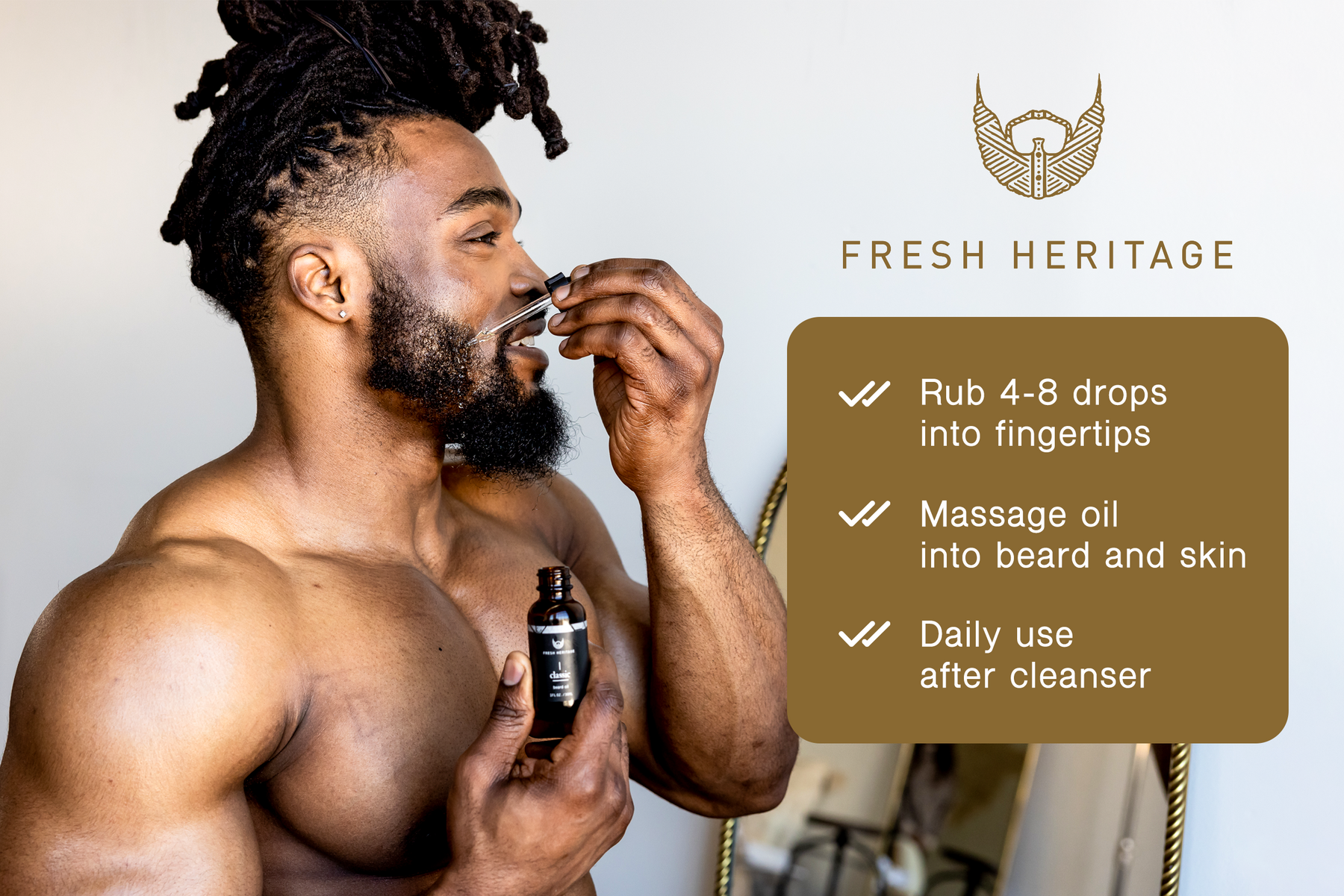 Beard Oil Unscented - Moisturizing & Nourishing Beard Grooming Oil